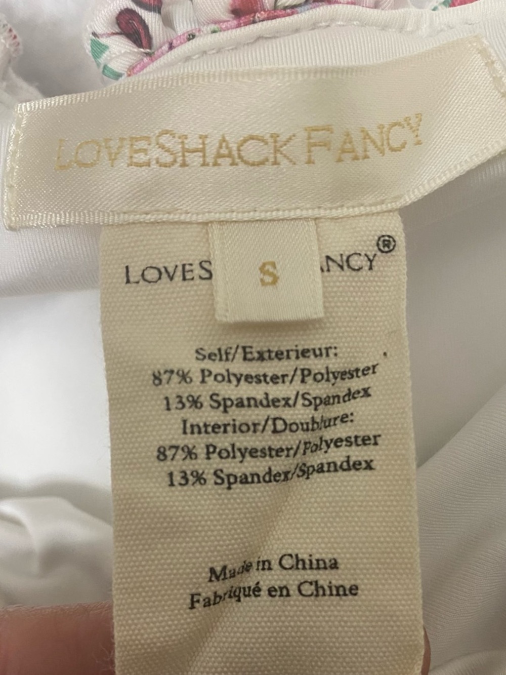 Love Shack Fancy floral bathing suit size S - Picture 4 of 5